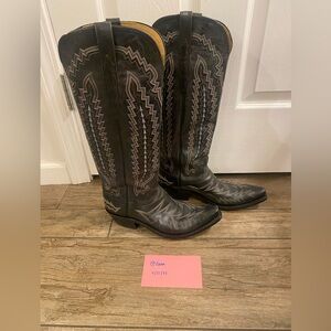 Lucchese Black Priscilla boots